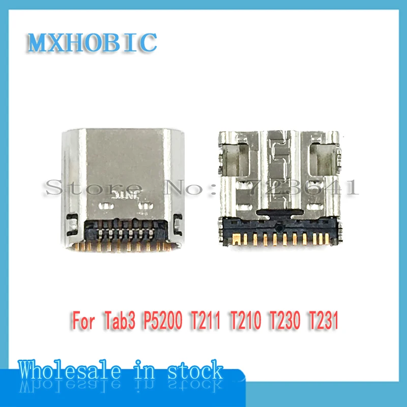 50 шт./лот Micro USB разъем для зарядного устройства Samsung Galaxy Tab 3 7.0 P5200 I9200 I9202 T211 T210 T230 T231