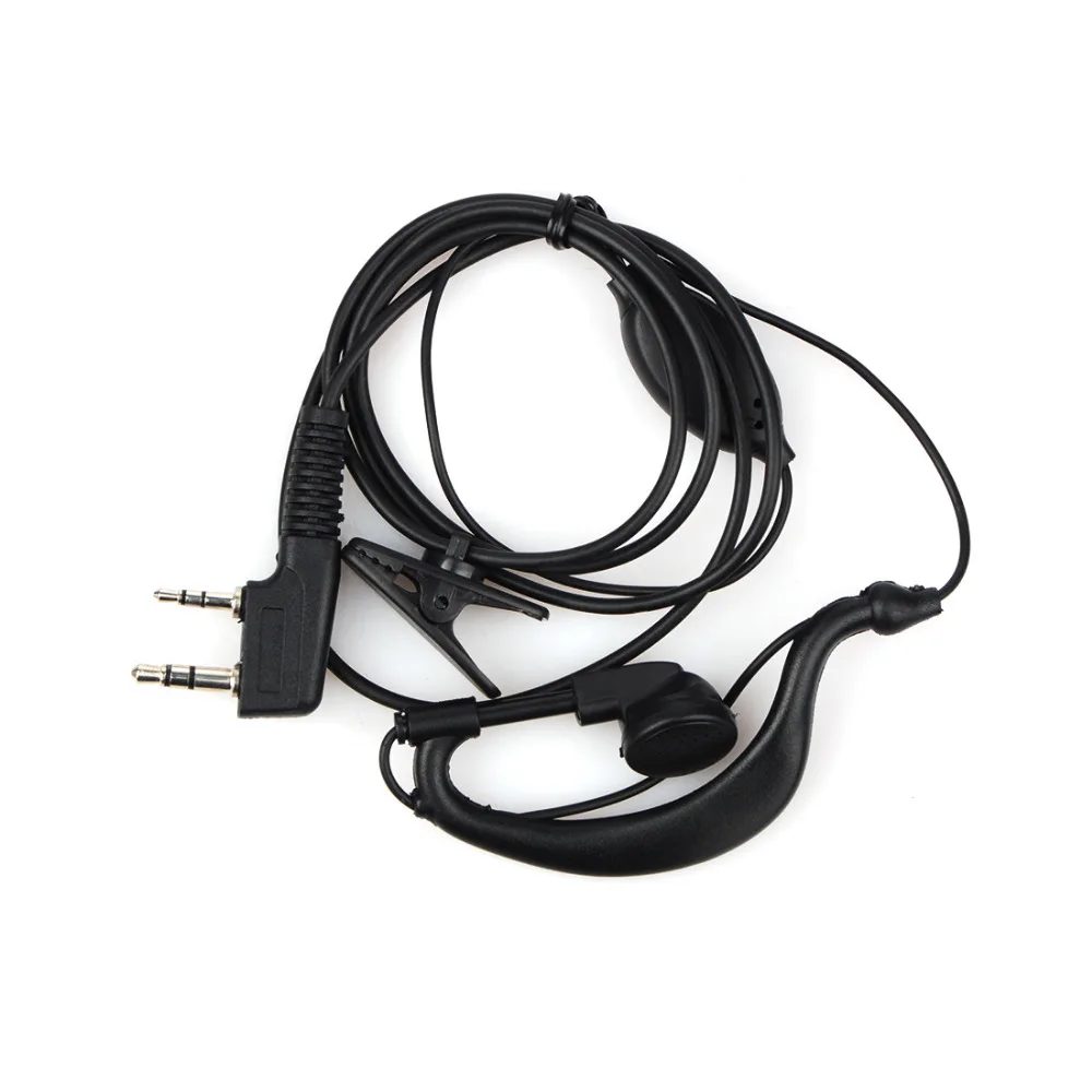Акустическая трубка PTT Mic портативная рация с наушниками гарнитура для Kenwood Baofeng Bf