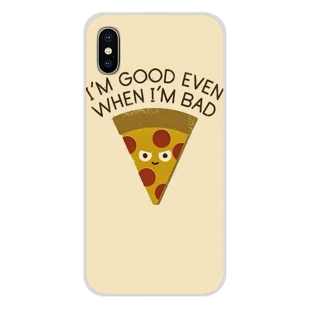 Силиконовые чехлы для телефонов Apple iPhone X XR XS MAX 4 4S 5 5S 5C SE 6 S 7 8 Plus ipod touch пицца