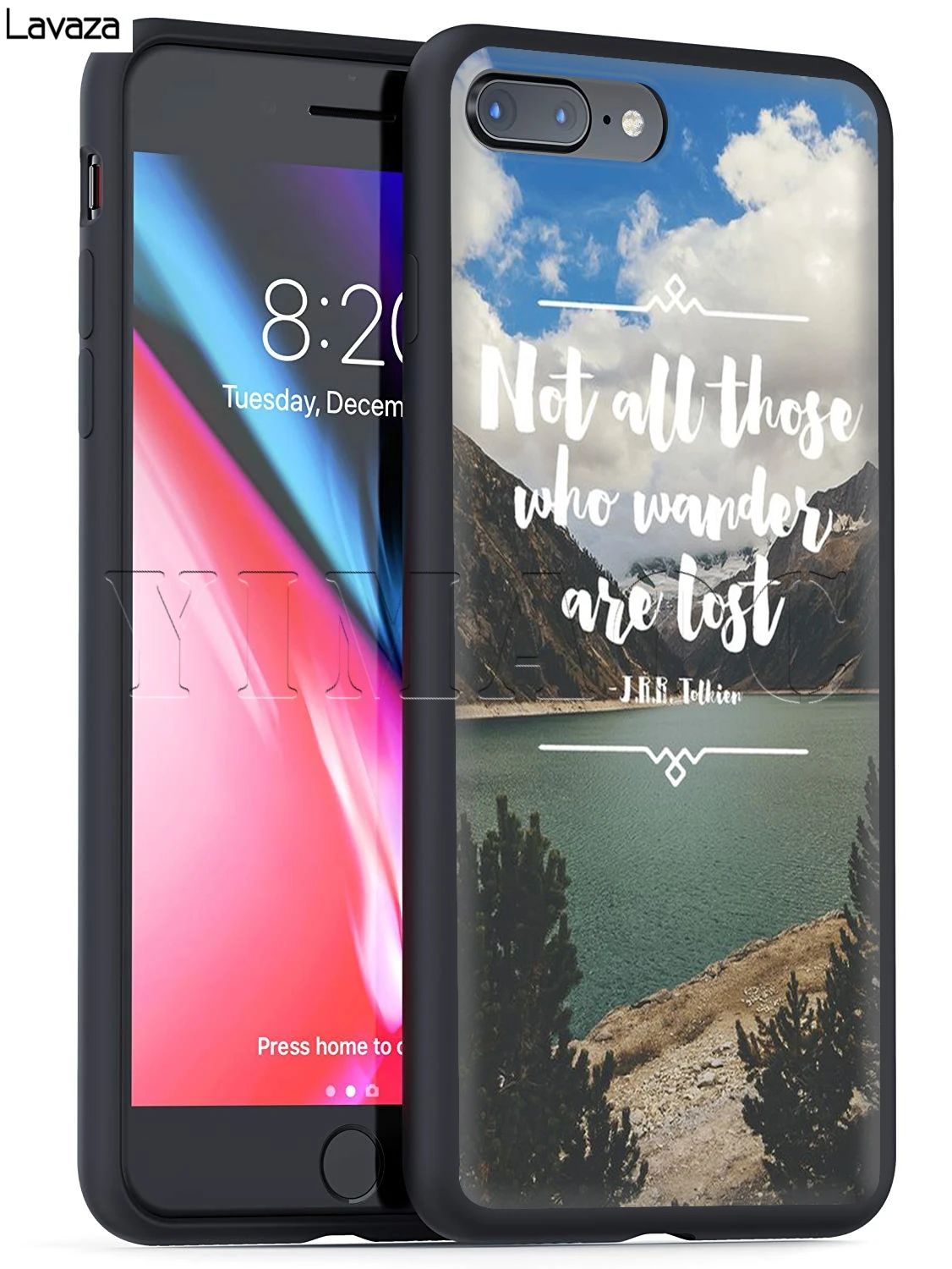 Lavaza Not All Those Who Wander Are Lost Case for iPhone 11 Pro XS Max XR X 8 7 6 6S Plus 5 5s se |