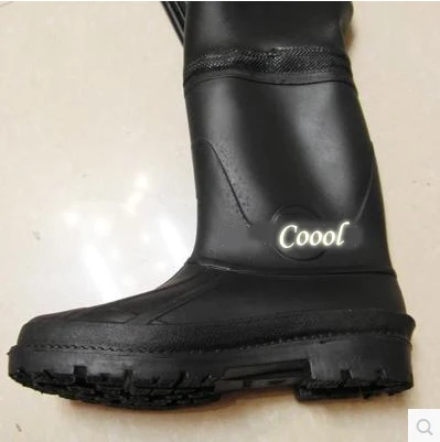 Мужские дышащие сапоги 1 мм черные из телячьей кожи ПВХ|waders men|waders respirantwader pesca |
