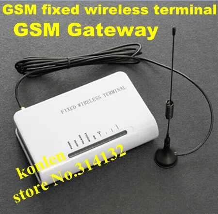 GSM фиксированный беспроводной терминал / шлюз для подключения настольного телефона или охранной системы бесплатная доставка.