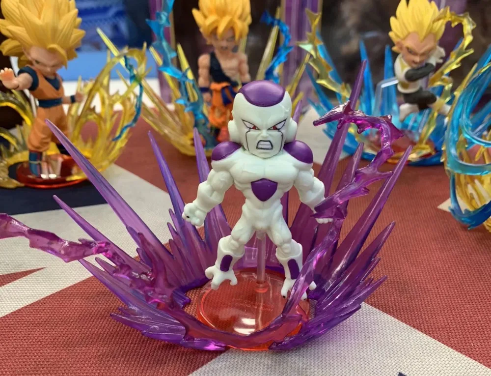 9 шт. Драконий жемчуг супер WCF Burst World Collectable Vegeta Gohan Frieza Broly Son Goku Gokou Hero фигурка