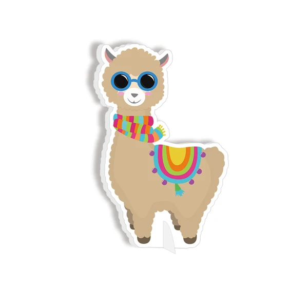Llama 4 Ламы тема вечерние украшения ламы кактус для стола для дня рождения украшения, товары для вечеринки ламы вечерние Декор - Цвет: Llama 4