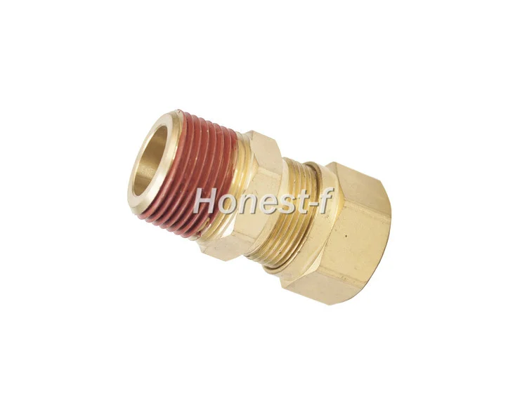 

LTWFITTING DOT Air Brake Male Connector, 3/4" OD x 3/4" Male NPT Compression Fitting