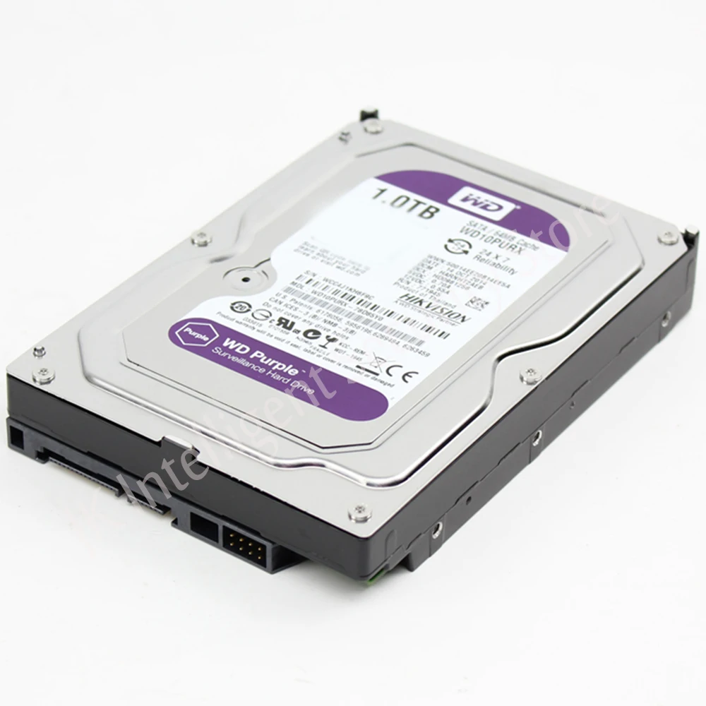 Hikvision монитор посвященный жесткий диск 1 ТБ WD фиолетовый 1000 Гб HDD 3 5 &quotжесткий для