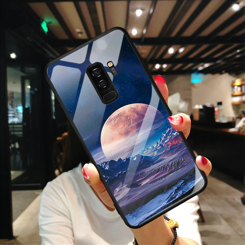 OneVan чехол для телефона из закаленного стекла защита от падения samsung Galaxy