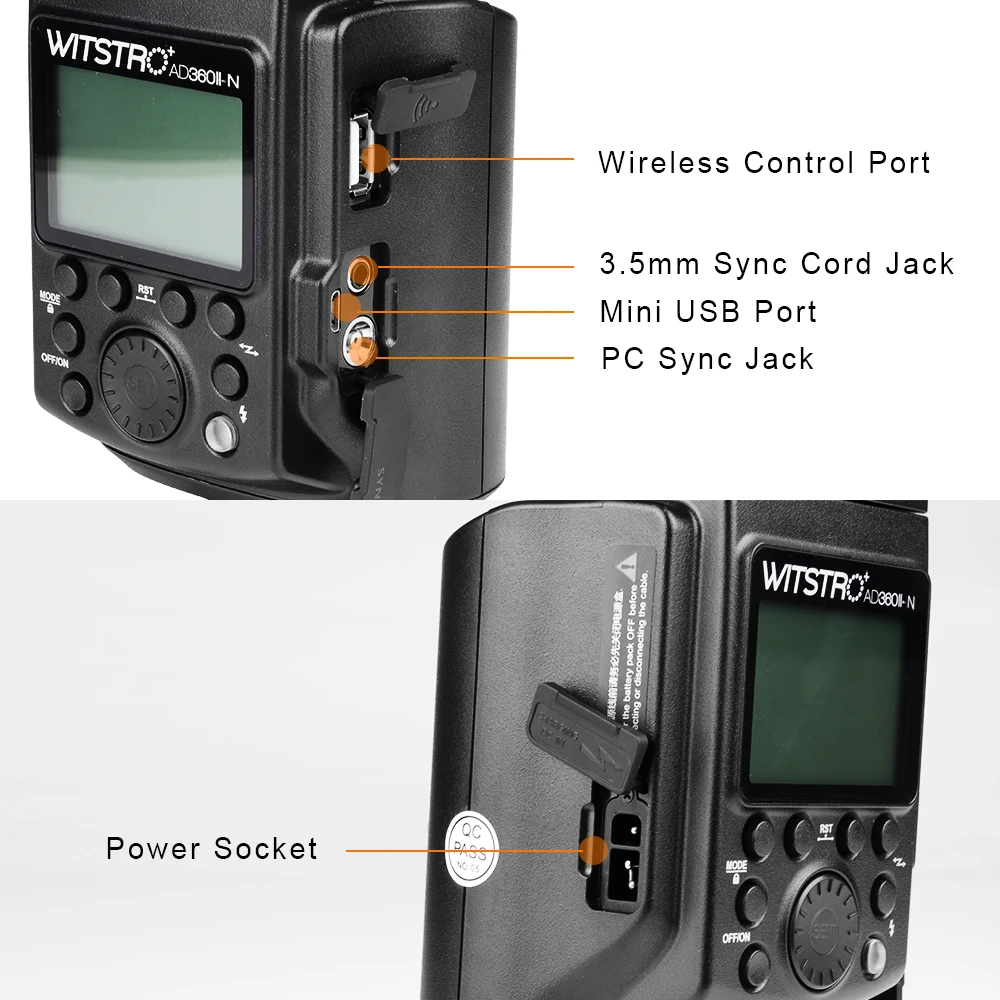 Godox Вспышка Witstro AD360IIN + PB960 TTL вкл/выкл камера Speedlite с X1T беспроводной триггер