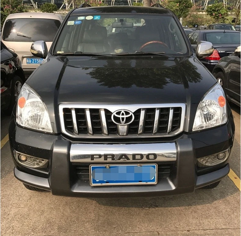 Защита переднего бампера для Toyota LAND CRUISER PRADO 120 2003.2004.2005.2006.2007.2008.2009 Высокое качество авто бампер пластина