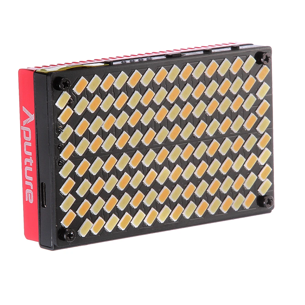 Aputure Amaran AL MX 128 светодиодный видео 2800 6500 К TLCI/CRI 95 с холодной обуви для DSLR камера