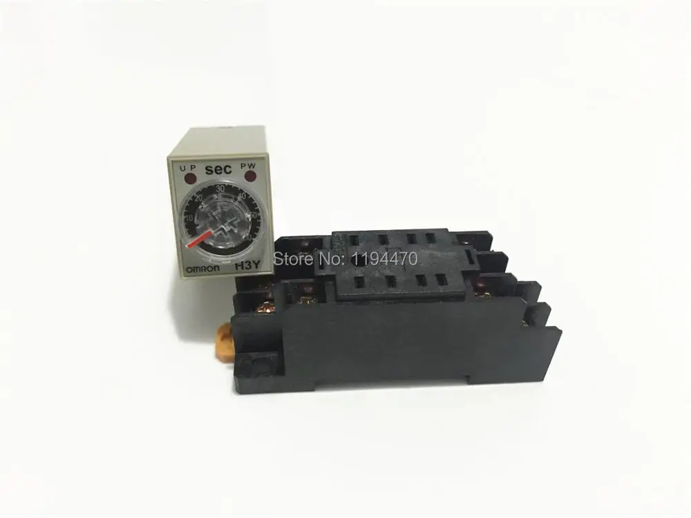 10 компл./лот H3Y-2 DC 24V 60S питание на таймер задержки Реле времени 24VDC 60sec 0-60 second DPDT 8