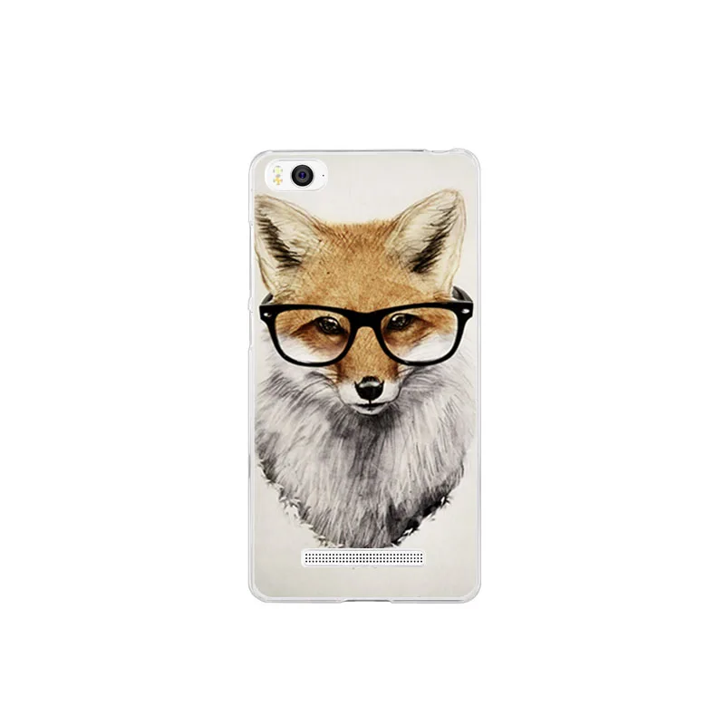 REDTOWN Soft Cases For Xiaomi Mi4i Mi4c Transparent Printing Ultra-Thin Silicon TPU Phone Cover Mi 4i 4c |