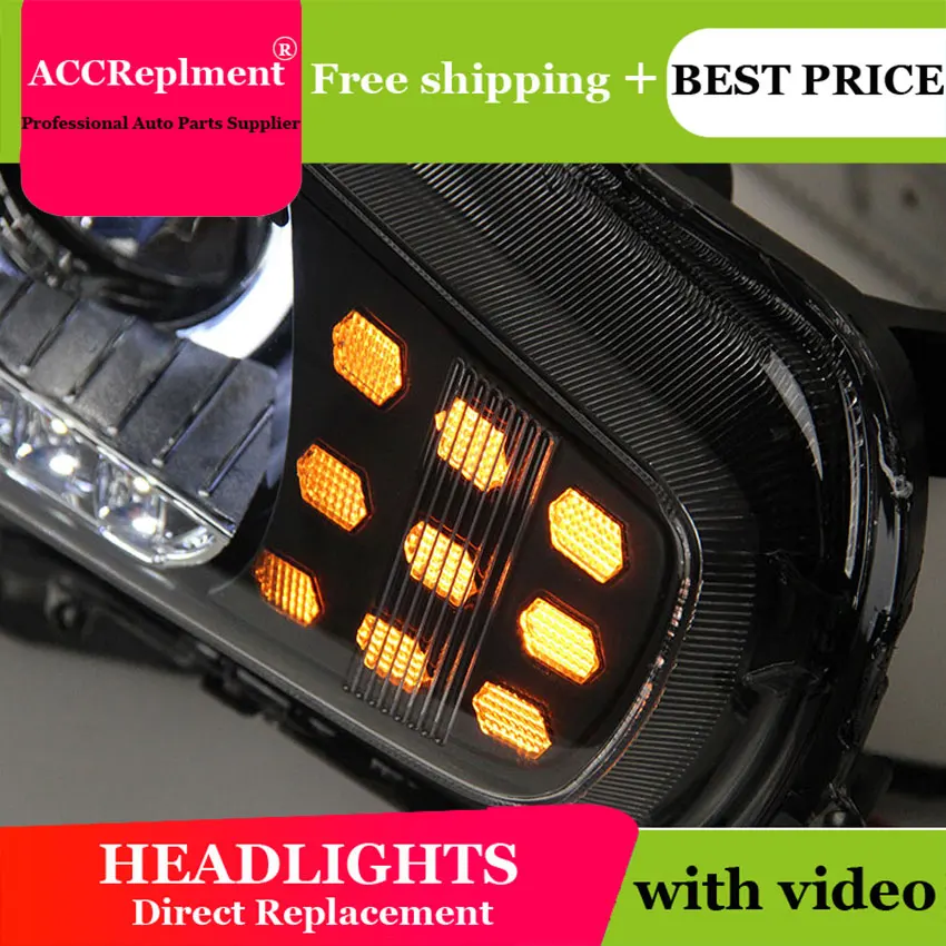 

Car Styling for Mitsubishi Lancer EX Headlights 09-16 LED Headlight DRL Lens Lancer EX Double Beam H7 HID Xenon bi xenon lens