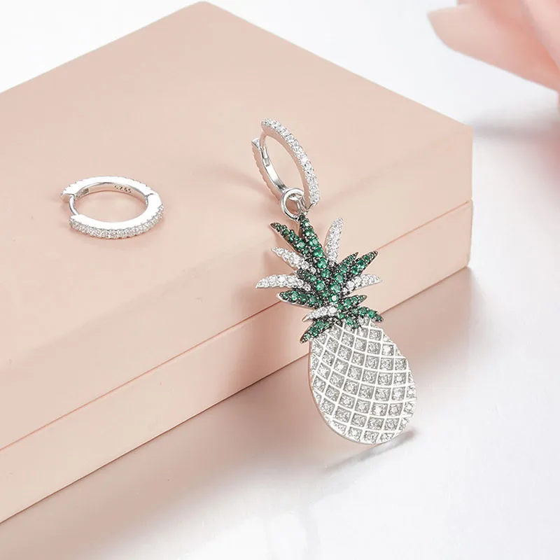 Женские серьги подвески из серебра 925 пробы с фианитом|Серьги-подвески| |