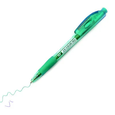 Green 1Pc Stabilo Выдвижная шариковая ручка 308 тонкая гелевая чернильная Ручка-роллер 0,5 мм немецкий черный/синий/красный/зеленый/фиолетовый/розовый цвет - Цвет: Green 1Pc
