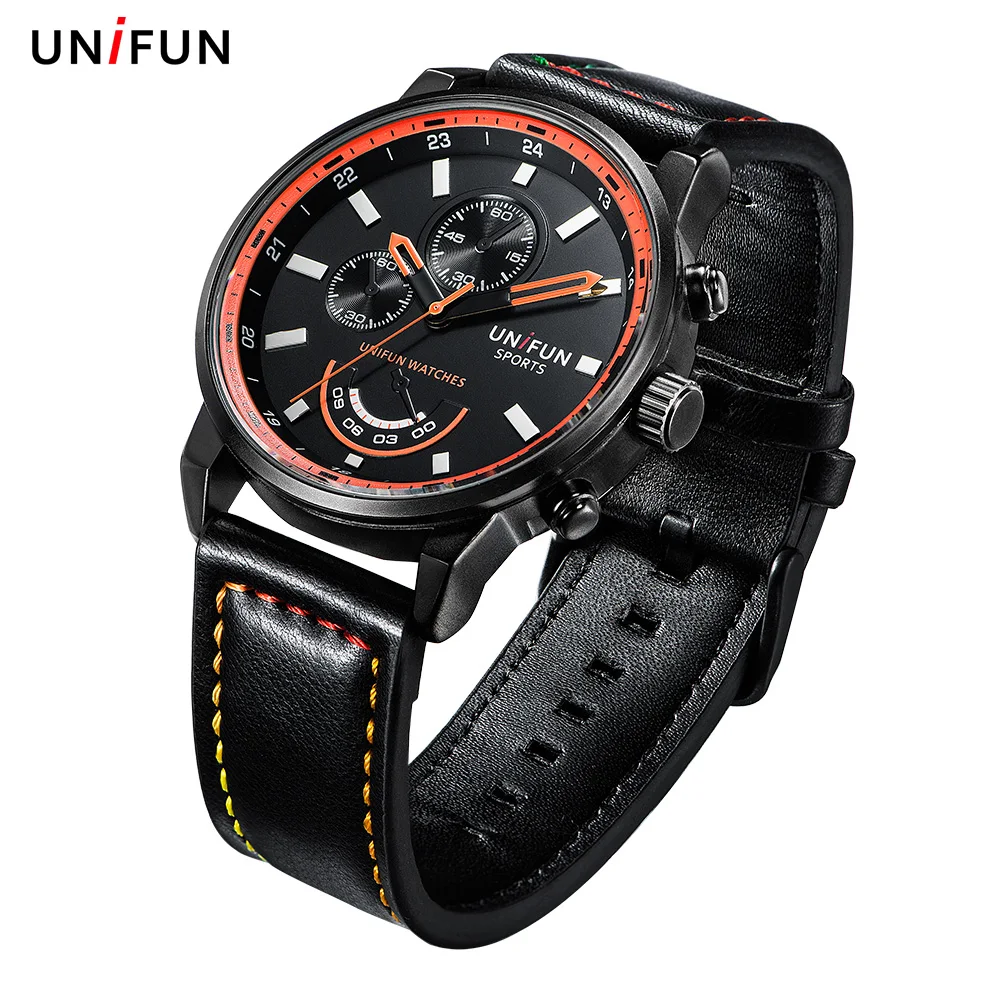 UNIFUN Высокое качество для молодых мужчин водонепроницаемые армейские кварцевые