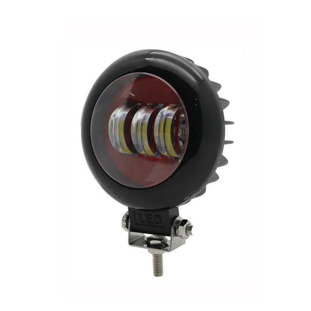 1pcs Red Round Сова led бар внедорожный рабочий светильник бар 4," 30 Вт 12 в 24 В внедорожник 4x4 противотуманный светильник внедорожный светильник s лодка водительский светильник s - Цвет: 1pcs Red Round