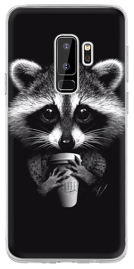 Чехол для мобильного телефона с уникальным дизайном Gerleek енота Samsung A7 A8 A9 A10 A30 A40 A50