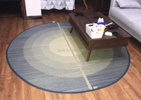 japanese and korean style natural grass carpet diameter 190cm natural mat rush round carpet hand made carpets for living room