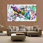 Фон с изображением уличного граффити настенный поп-арт творческих велосипедов Холст живописи HD Печать на холсте холст картина на стену для Гостиная Куадрос украшения