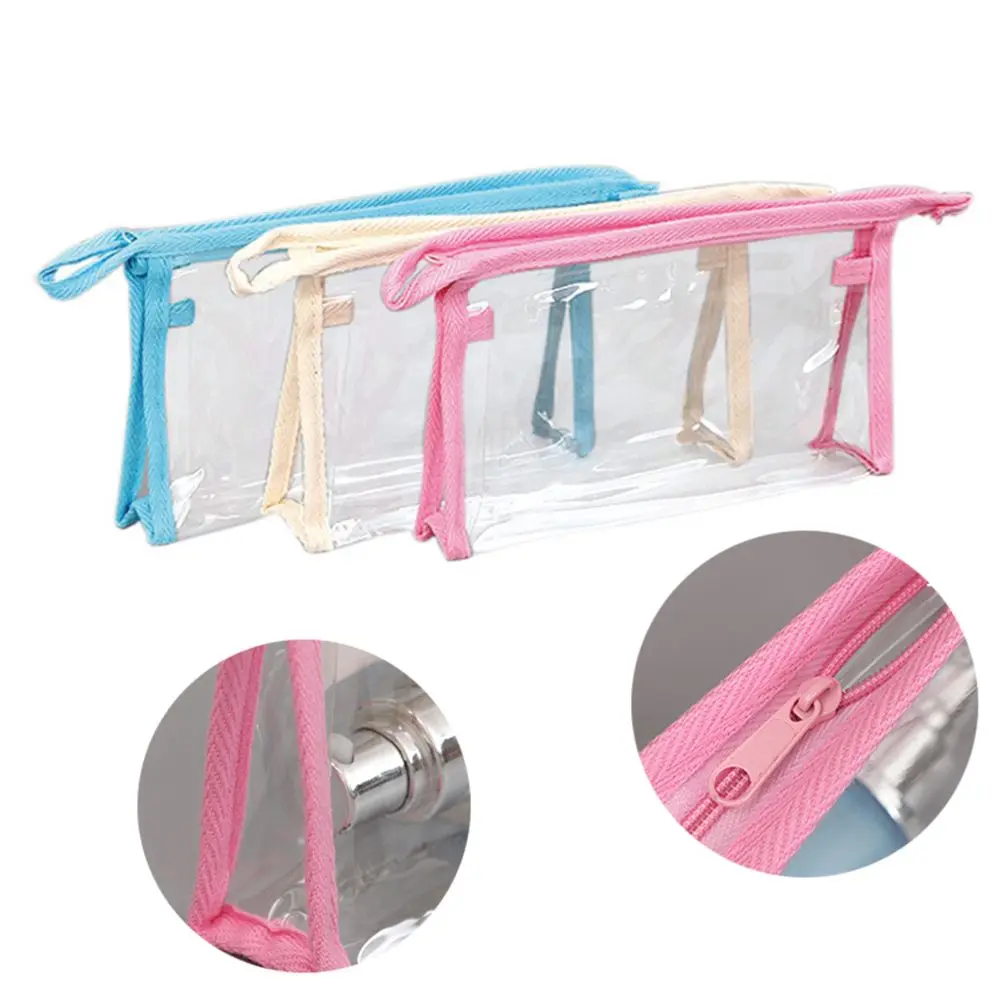 

Fashion Brand Cosmetic Bags Waterproof Neceser Portable Make Up Bag Women PVC Pouch Travel Toiletry Bag Cases
