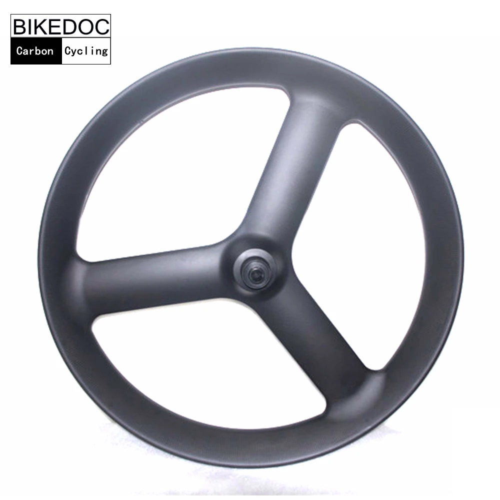 

BIKEDOC 60MM*40MM Carbon Fatbike Wheel 26er Fatbike Tri Spoke Wheel