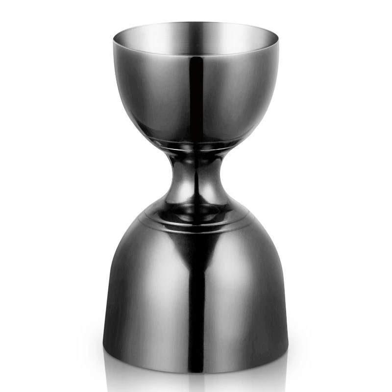 

Premium Double End Jigger in Black Finish 18/8 Stainless Steel, High Grade Bartender Tools / Premium Barware