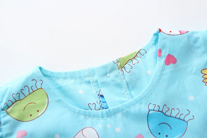 BibiCola baby girls summer dress clothing set todder short 2 piece sets infant pure princess dress+underpants | Детская одежда и