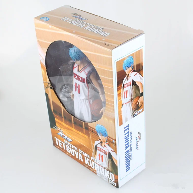 with Original box w Фигурка Куроко Без корзины белый и черный мяч костюм мультфильм кукла ПВХ 25 см упакованная в коробку японская фигурка аниме 160189 - Цвет: with Original box w