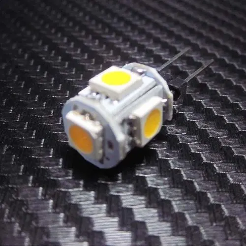 G4 5 LED SMD 5050 Чистый белый автомобиль морской Кемпер шкаф RV Лампа DC 12V | Лампы и