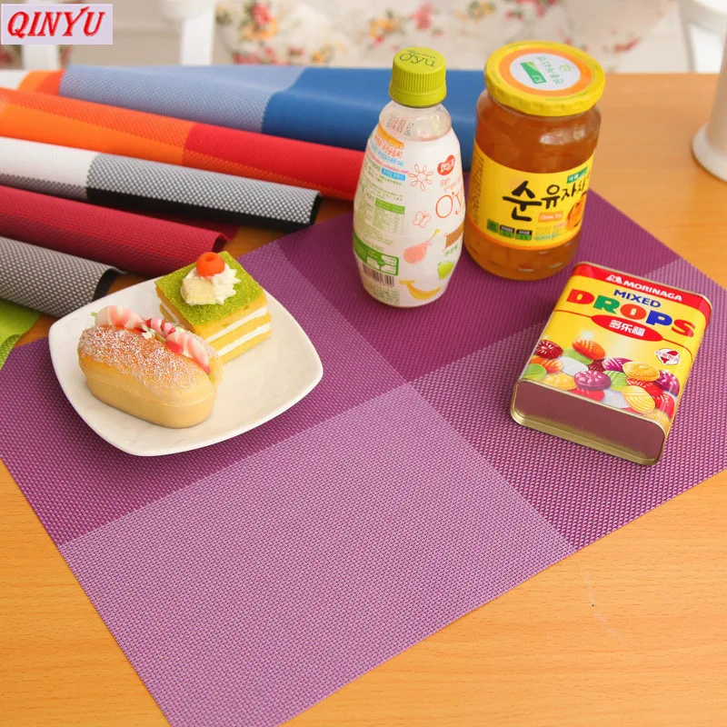 30*44.5cm Non-slip Pad Kitchen Accessories Dining Table Mats Oil-proof Placemat Heat Insulation Waterproof | Дом и сад