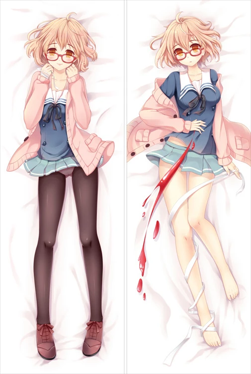 Горячая аниме за гранью персонажа Mirai Kuriyama пледы наволочка Kyokai no Kanata Mitsuki Nase для