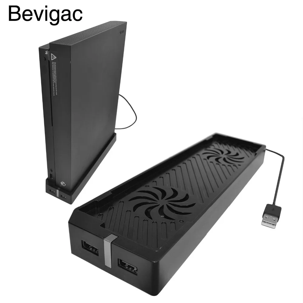 Bevigac Портативный двойной Порты usb Вентилятор охлаждения вертикальная подставка