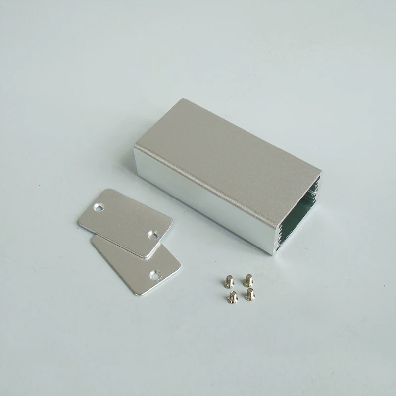 1 шт серебряный цвет алюминиевый корпус для электроники проект случае 25 H) x40 (W) x84