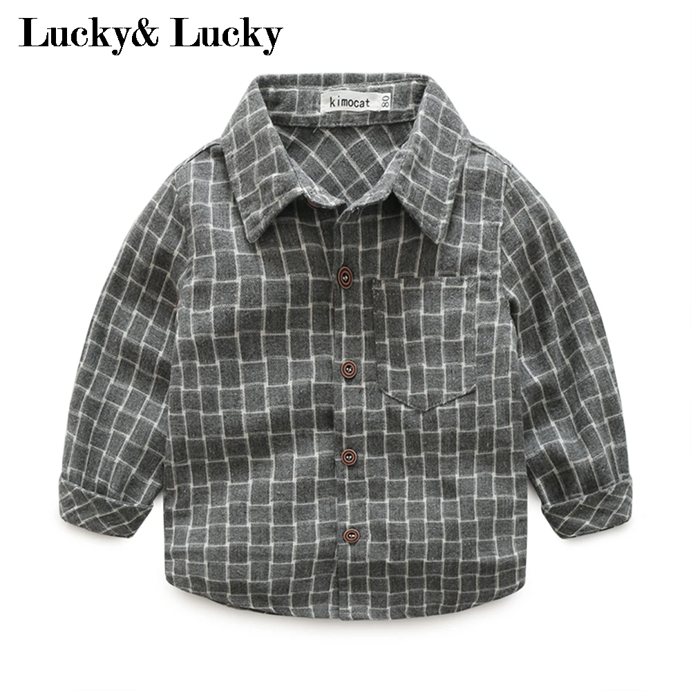 Рубашки с длинным рукавом для новорожденных модная блузка |