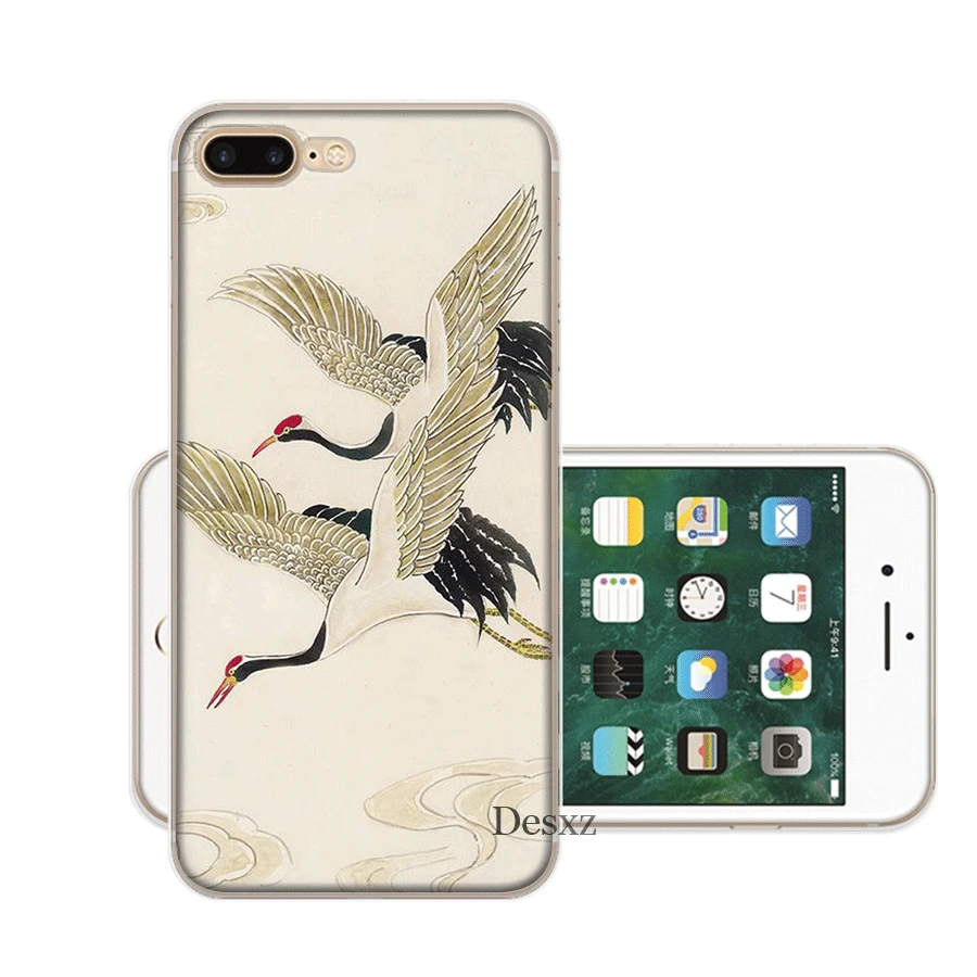 Жесткий Чехол для мобильного телефона iPhone 11 Pro X XR XS Max 6 6s 7 8 Plus 5 5S SE Case Crane |