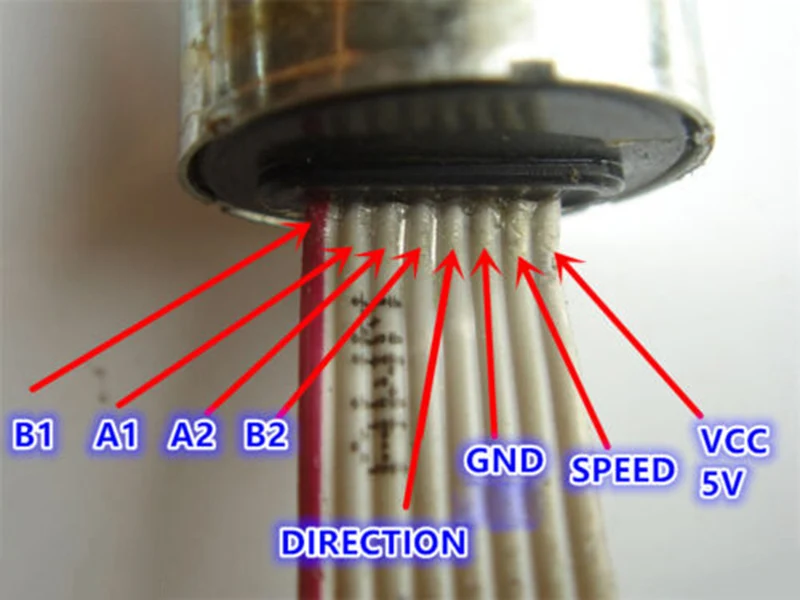 Mini 20mm DC5v 2-Phase 4-Wire Precision Planetary Stepper Stepping Motor Micro 22mm gear box 8-wire Servo Hall Sensor