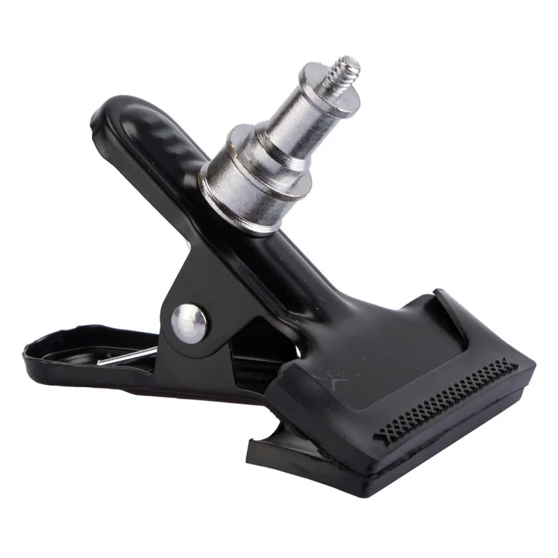 

Metal Clamp Strong Clip With 1/4" Screw Adapter for DSLR Flash Light Stand