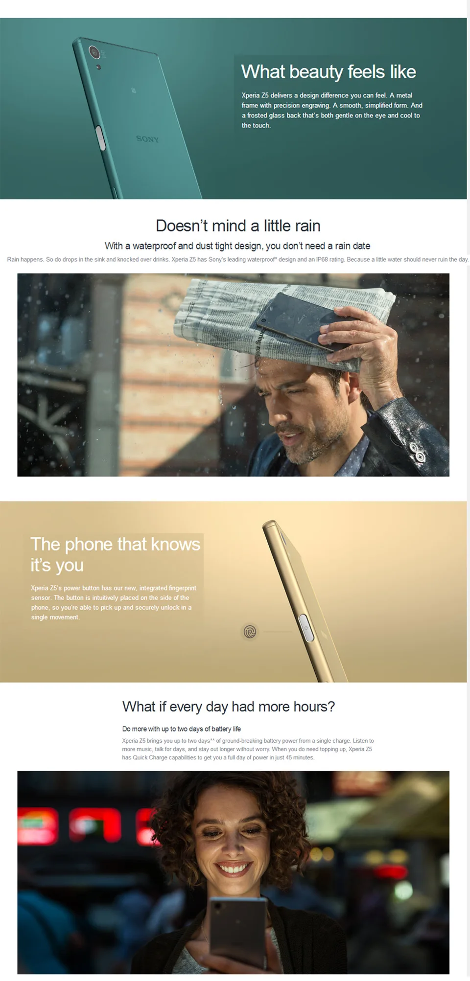 Sony Xperia Z5, японская версия, ОЗУ 3 Гб ПЗУ, 32 ГБ, GSM камера 5,2 МП, WCDMA, 4G LTE, Android, четыре ядра, дюймов