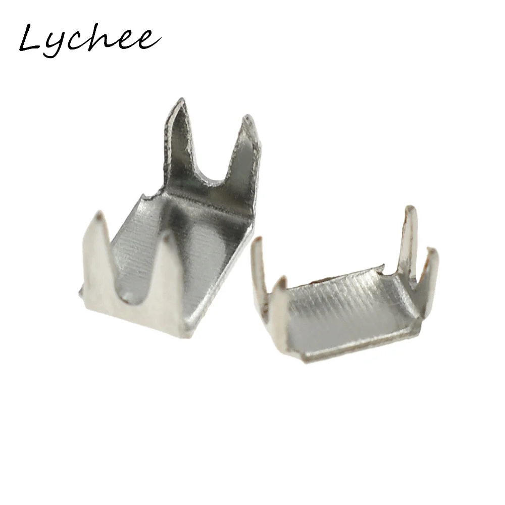 Lychee 3#5# классический серебристый цвет металлическая железная молния пробка для рукоделия брюки швейная молния конец аксессуары