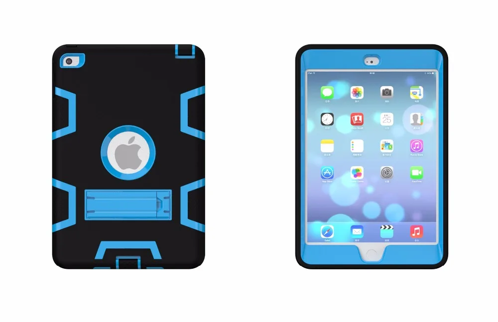 Чехол-Броня с двойным Цвет ударопрочный чехол-подставка для Apple Ipad mini 4 IPad mini 5 7,9 mini4 mini5 A1538 A2133 чехол Coque Funda