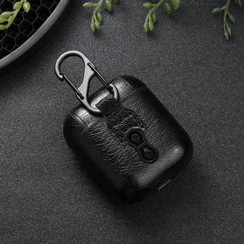 Новые Чехлы для Apple Airpod 1 2 кожаный ремешок с кнопками чехол наушников airpods