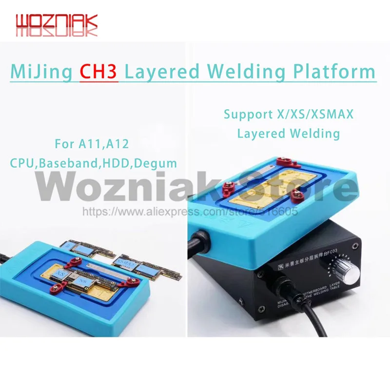 MIJING CH3 материнская плата многослойная арматура платформа для Iphone X/XS/XSMAX CPU NAND HDD