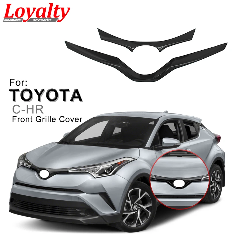 Лояльности для Toyota C HR 2016 2017 2018 передний бампер капот решетка Накладка ABS