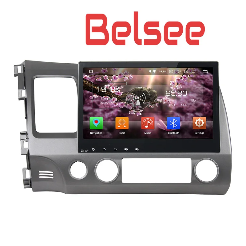 Belsee Android 8 0 автомобильный Радио GPS навигация головное устройство стерео