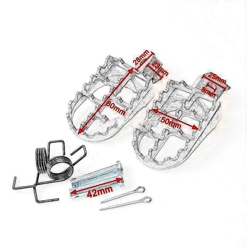 Стальная велосипедная педаль MX для Honda CR80 XR250 XR400 XR350R XR600R XR650L XR650R|Подставки под