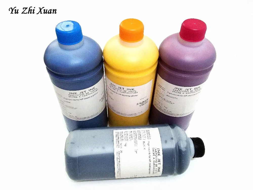 Yu Zhi Xuan! 1000 мл яркие пигментные чернила для HP Officejet 6000 6100 6500 6500A 6600 6700 7000 7500 7500A