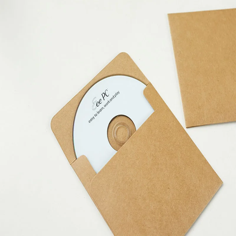 3 шт. квадратный конверт для CD бумаги Kraft Airmail классический креативный офисный