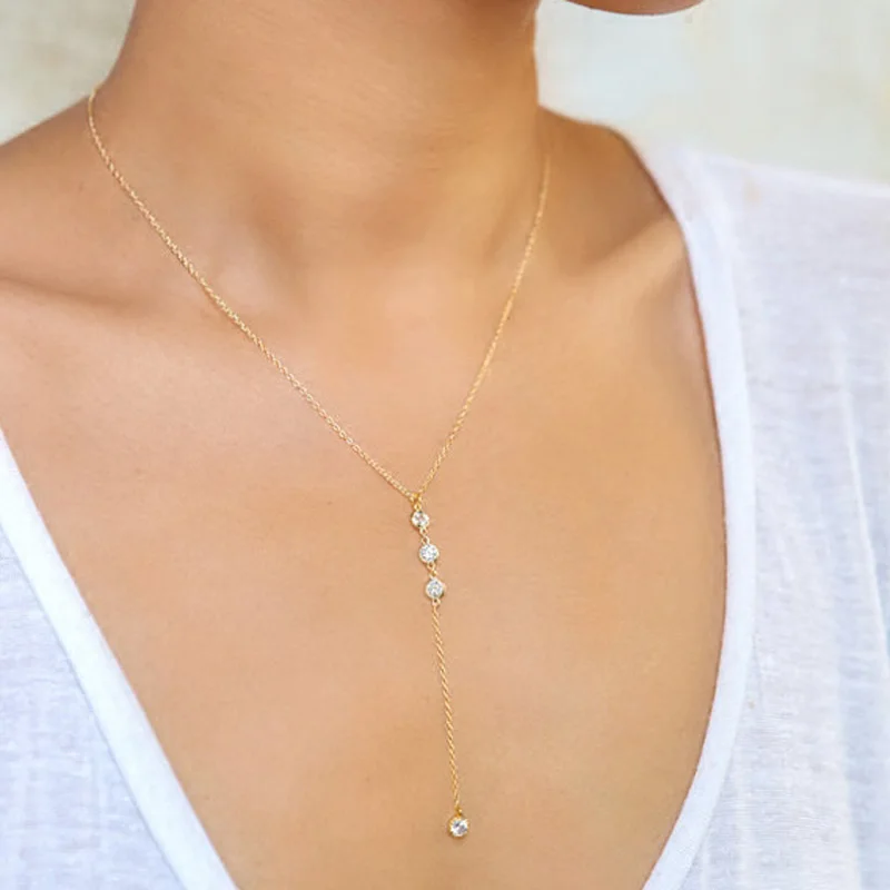 Новейшие модные ювелирные аксессуары хрустальный кулон ожерелье для влюбленных