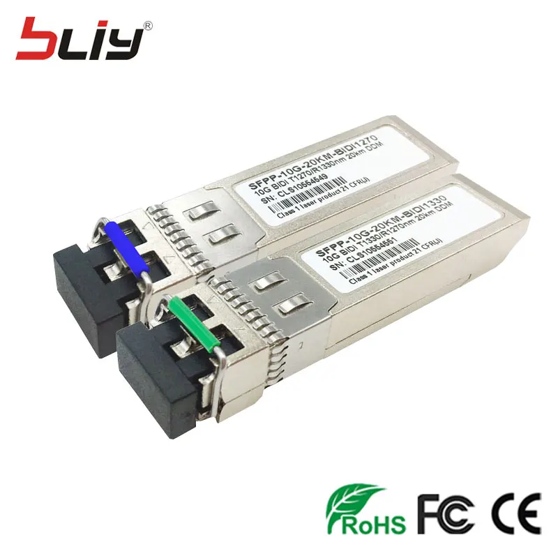 1 пара 10 г SFP Модуль LC мини волокна gbic sfp трансивер Режим Одноместный модуль SFP|module